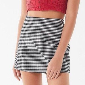 Urban Outfitters Gingham Mini Skirt